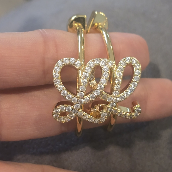 Loewe Elegant Gold and Silver Women's Earings - Picture 3 of 7